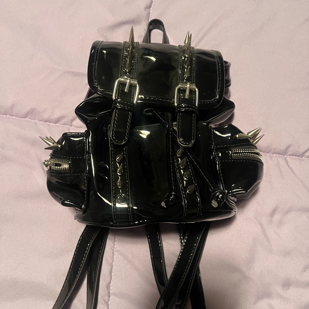 Dollskill widow leather backpack